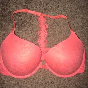 Coral Front Clasp 38D Bra